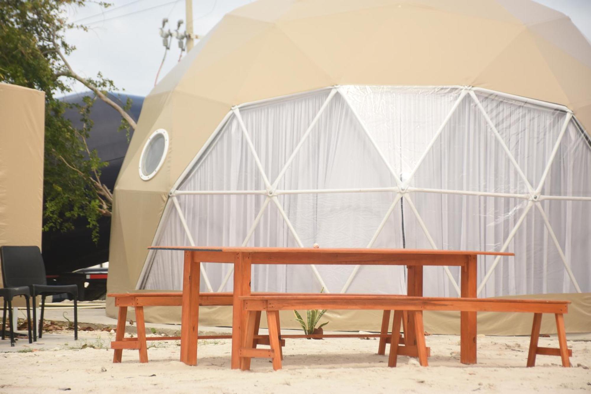 Hotel Hidden Island Glamping Isla Mujeres Exterior foto